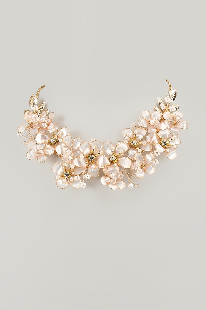 Multi-Colored Floral Necklace by THE BEAUTIFUL SECRET at Pernia's Pop Up Shop