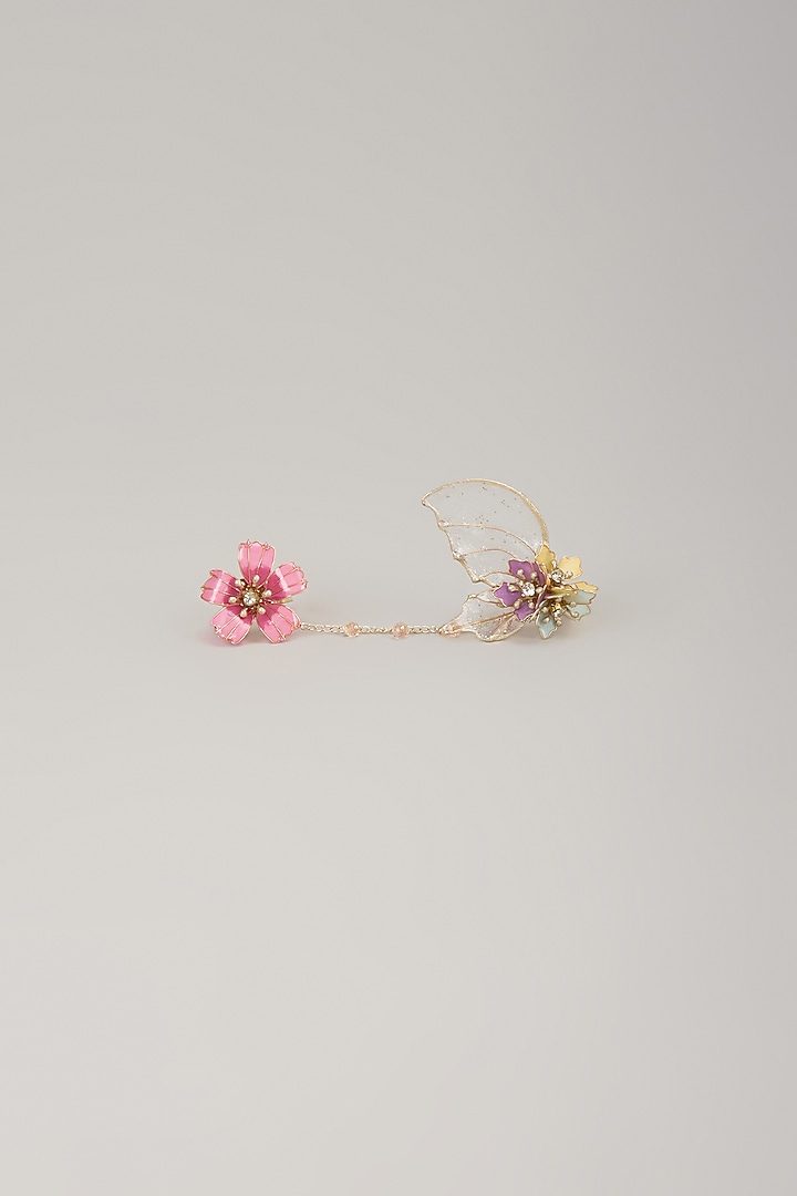 Multi-Colored Enameled Handcrafted Floral Ring by THE BEAUTIFUL SECRET at Pernia's Pop Up Shop