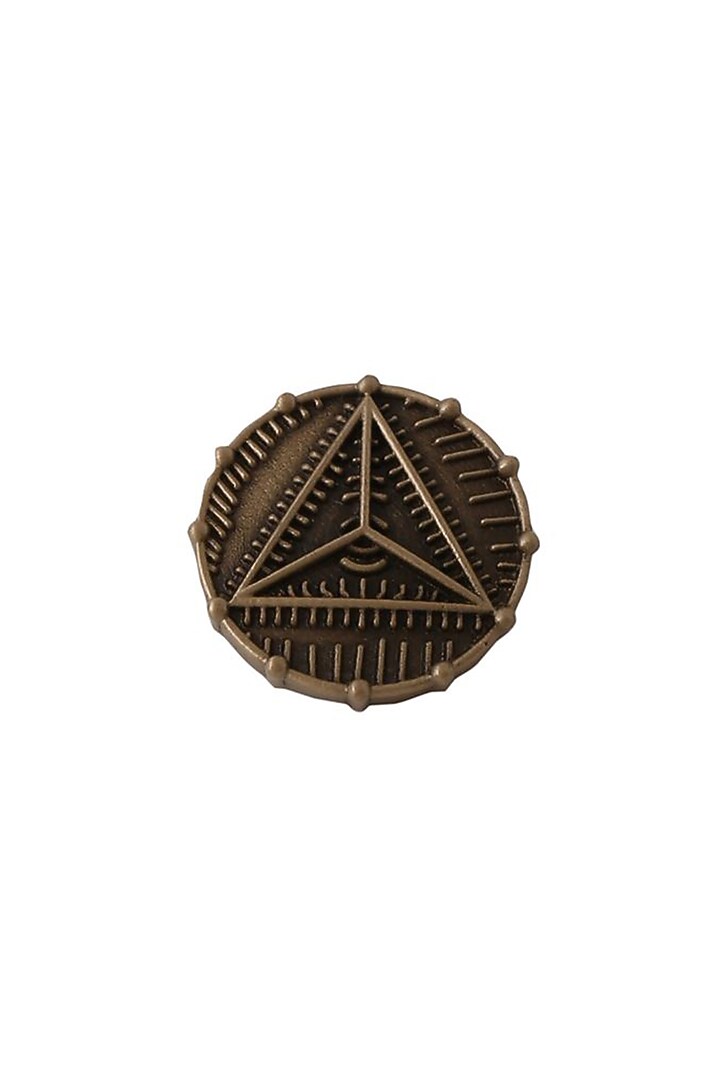 Antique Gold Bermuda Buttons (Set of 5) by Cosa Nostraa at Pernia's Pop Up Shop