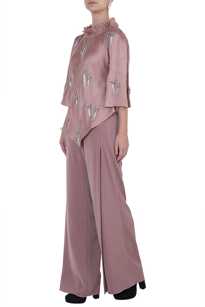 Pink kaftan top with pants available only at Pernia's Pop Up Shop.