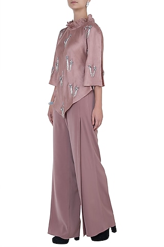 Pink Kaftan Top with Pants by Babita Malkani
