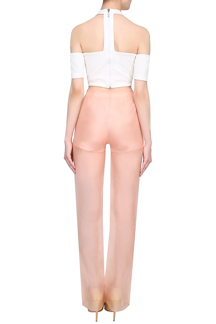 Echo intricate cutwork cigarette pants available only at Pernia's Pop Up Shop.