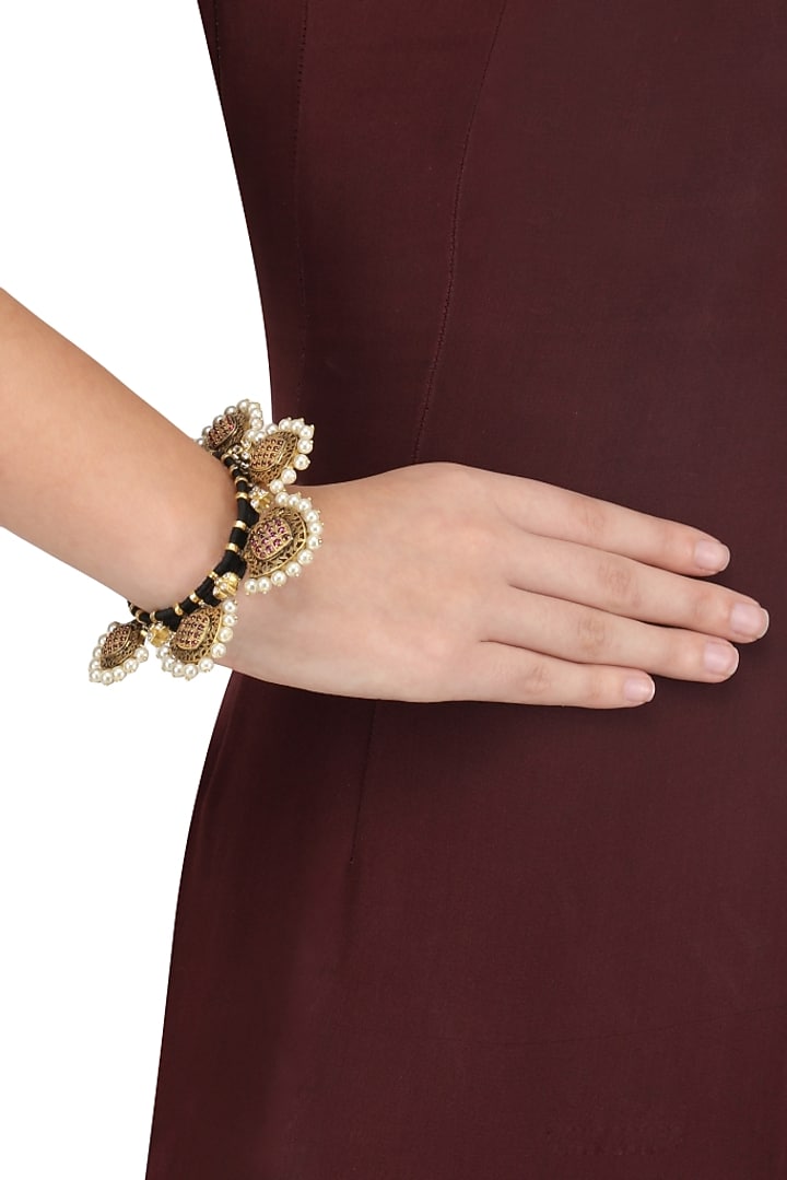 Blue Turban presents Gold plated panki bangle available only at Pernia's Pop Up Shop.