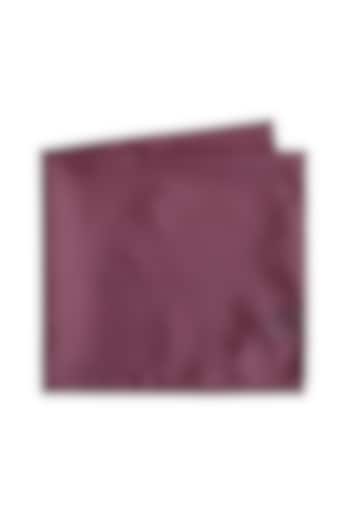 Mauve Silk Pocket Square by Bubber Couture
