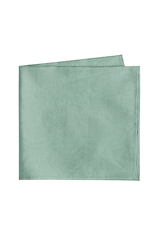 Sky Blue Silk Pocket Square by Bubber Couture