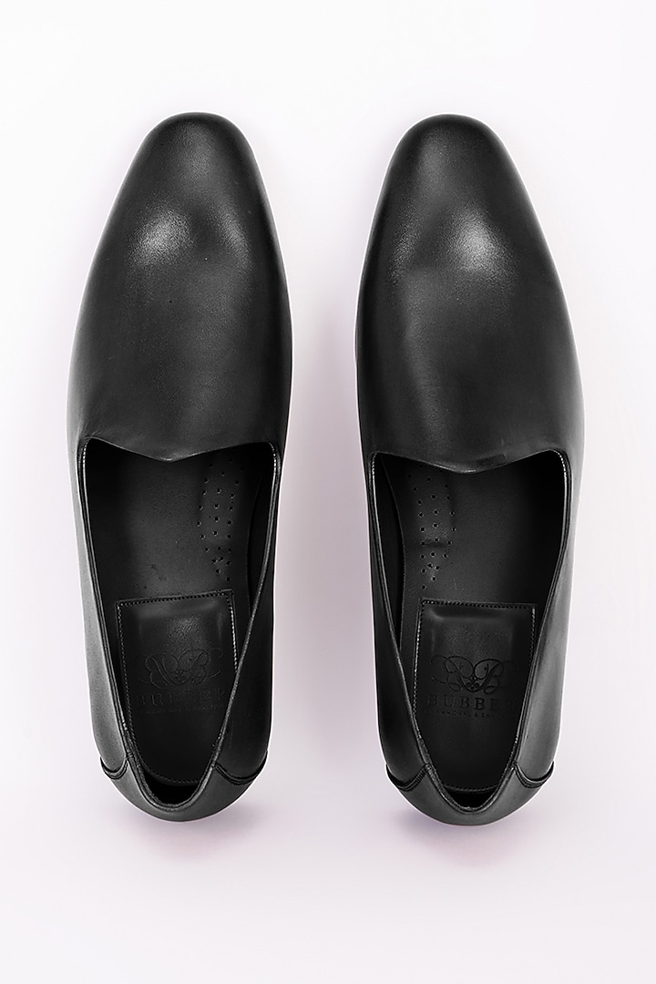 Grey Italian Leather Mojris by Bubber Couture at Pernia's Pop Up Shop