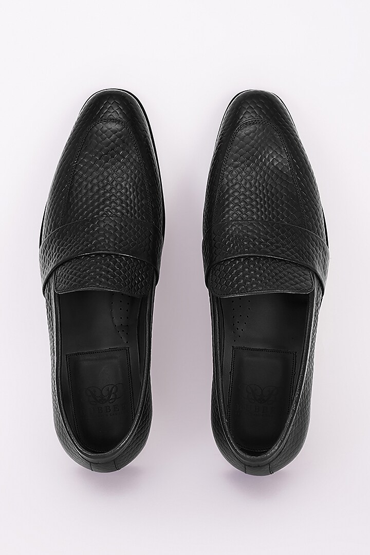 Grey Italian Leather Moccasins by Bubber Couture at Pernia's Pop Up Shop