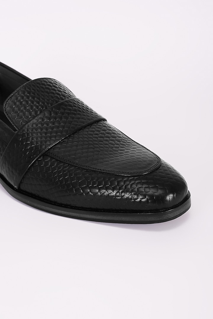 Grey Italian Leather Moccasins by Bubber Couture at Pernia's Pop Up Shop