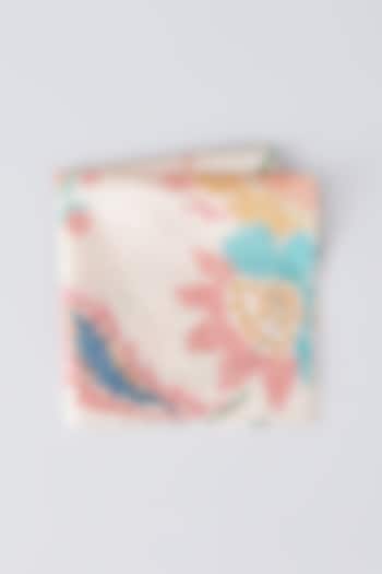 Multi-colored Pure Silk Pocket Square by Bubber Couture