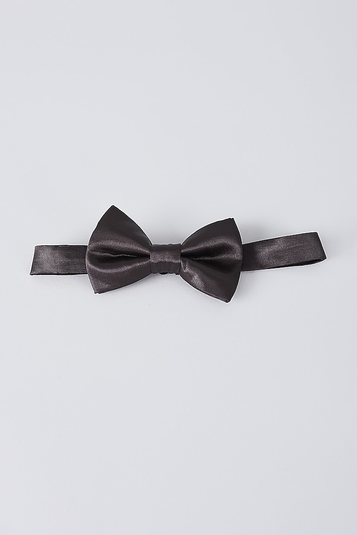 Black Satin Bow-Tie by Bubber Couture