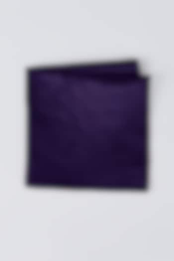 Purple Satin Pocket Square by Bubber Couture