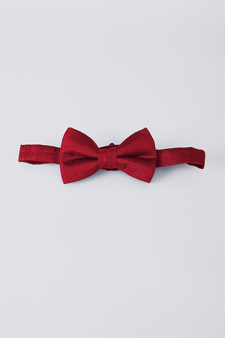 Red Satin Bowtie by Bubber Couture