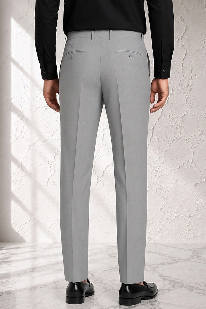 Grey Terry Rayon Trousers by Bubber Couture at Pernia's Pop Up Shop