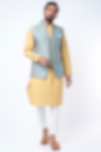Slate Grey Ombre Bundi Jacket by Bubber Couture