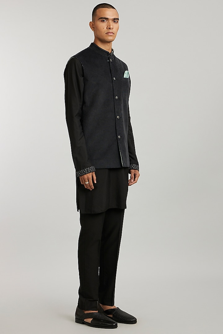 Ebony Corduroy Bundi Jacket by Bubber Couture at Pernia's Pop Up Shop