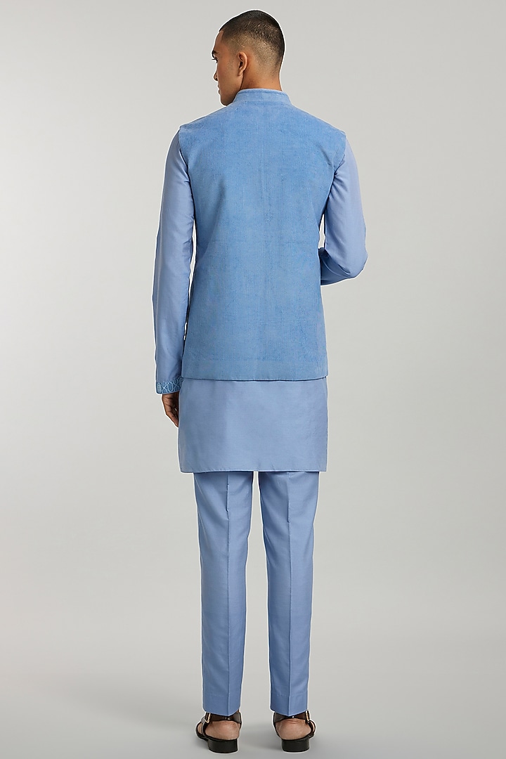 Teal Corduroy Bundi Jacket by Bubber Couture at Pernia's Pop Up Shop