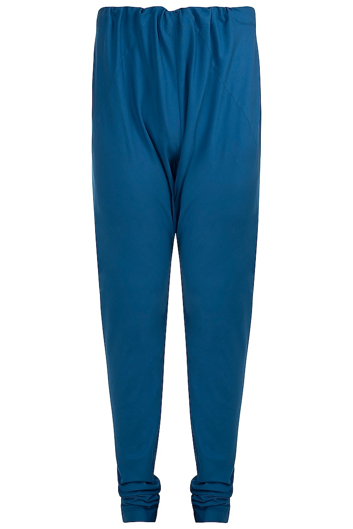 Blue Embroidered Kurta Set For Boys by Bubber Couture - Kids at Pernia's Pop Up Shop