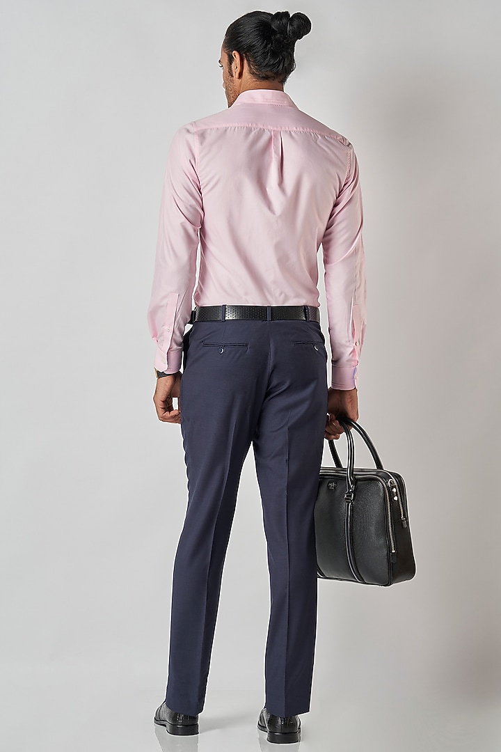 Pink Poly Cotton Summer Shirt by Bubber Blu at Pernia's Pop Up Shop