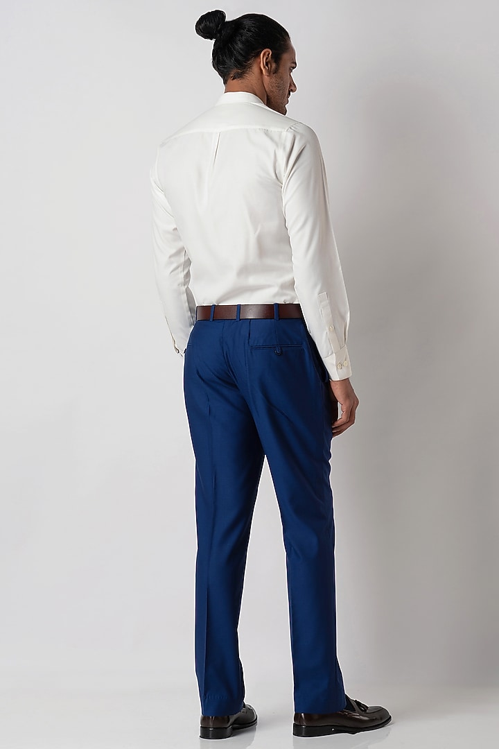 Off-White Poly Cotton Summer Shirt by Bubber Blu at Pernia's Pop Up Shop