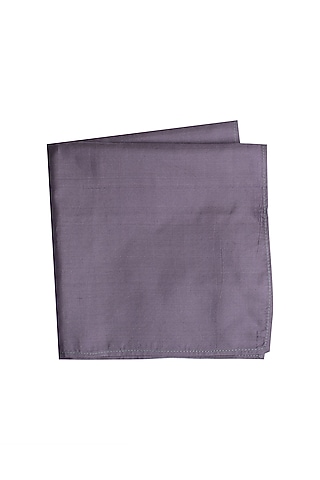 Grey Assorted Pocket Square by Bubber Couture