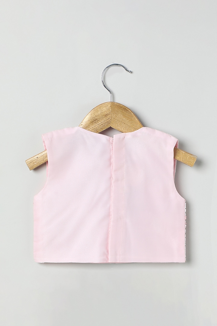 Baby Pink Organza Skirt Set by BYB PREMIUM at Pernia's Pop Up Shop