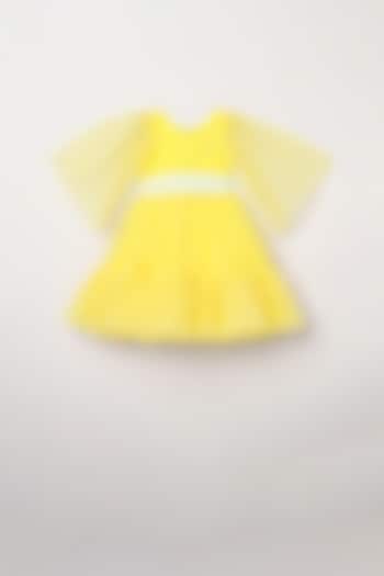 Yellow Tulle Dress For Girls by BYB PREMIUM at Pernia's Pop Up Shop
