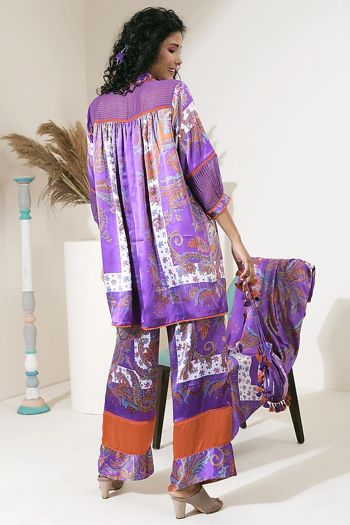 Purple Printed Shirt by Capisvirleo at Pernia's Pop Up Shop