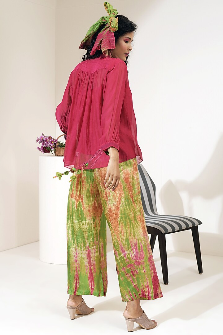 Green Tie-Dye Pants by Capisvirleo at Pernia's Pop Up Shop