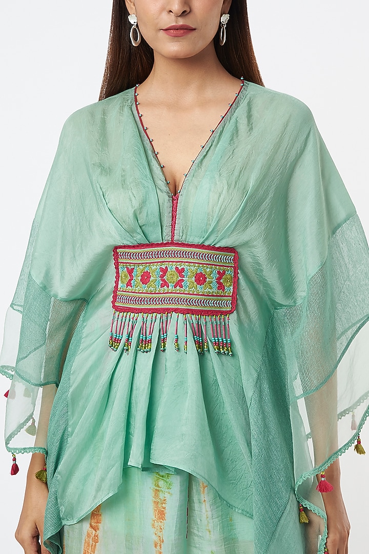 Mint Tie-Dyed Pant Set by Capisvirleo at Pernia's Pop Up Shop