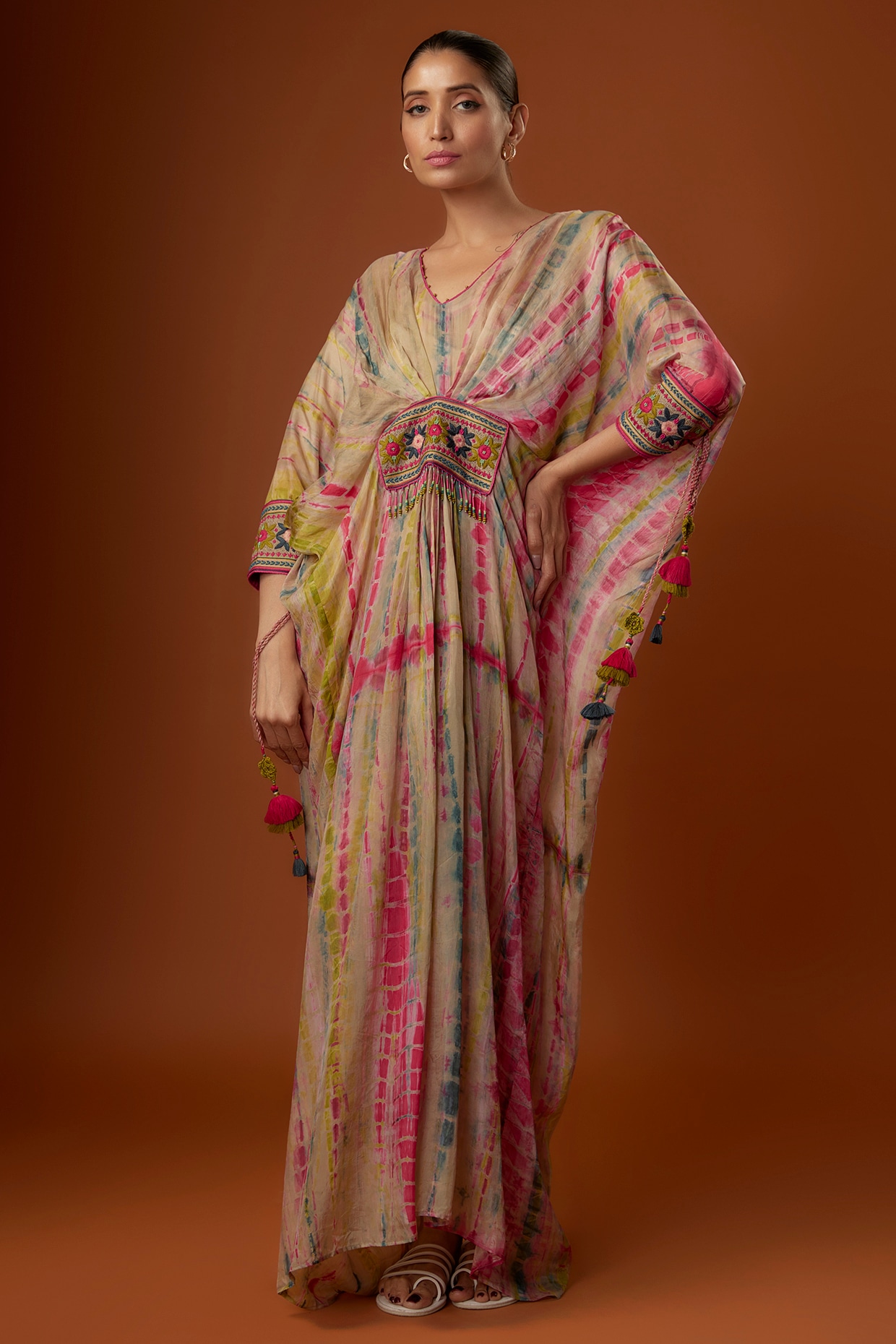Middle East Arab Printed Women Kaftan Dress – Urgarment