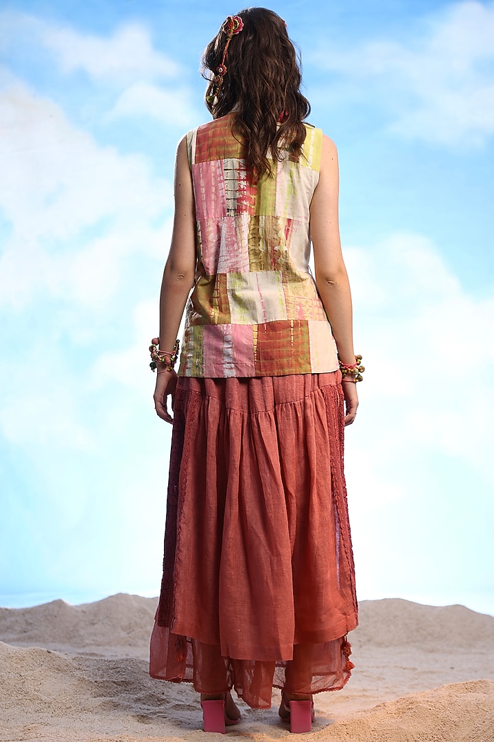 Multi-Colored Cotton Embroidered Jacket by Capisvirleo at Pernia's Pop Up Shop