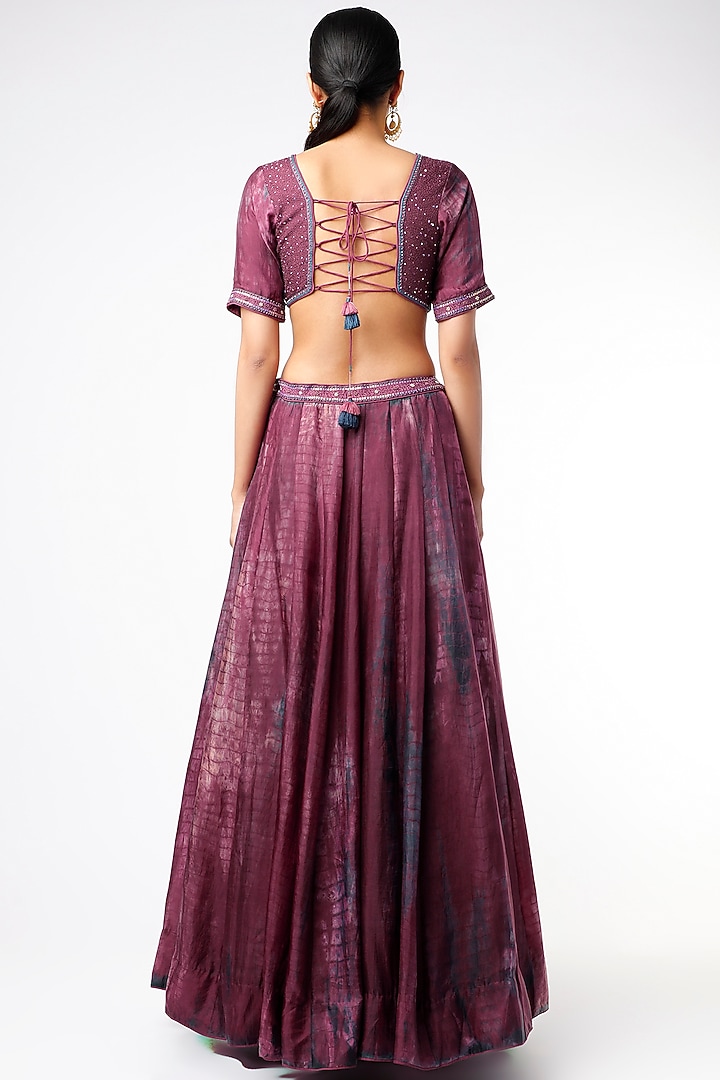 Wine Embroidered Blouse by Capisvirleo at Pernia's Pop Up Shop