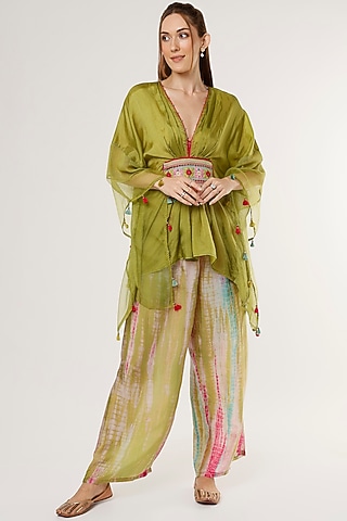 Multi-Coloured Printed Pant Set by Capisvirleo