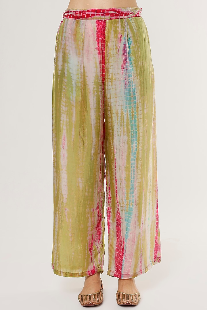 Multi-Coloured Printed Pant Set by Capisvirleo at Pernia's Pop Up Shop