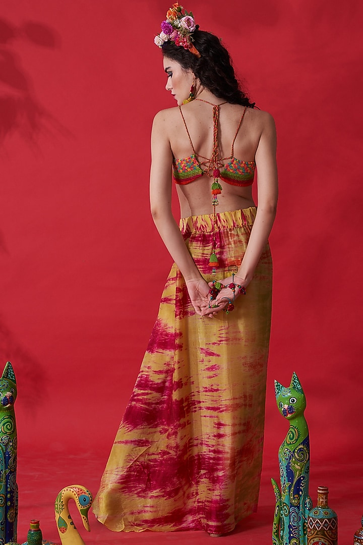 Green Tie-Dyed Skirt by Capisvirleo at Pernia's Pop Up Shop