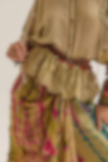 Ecru Chantilly Lace Hand Embroidered Belt by Capisvirleo at Pernia's Pop Up Shop