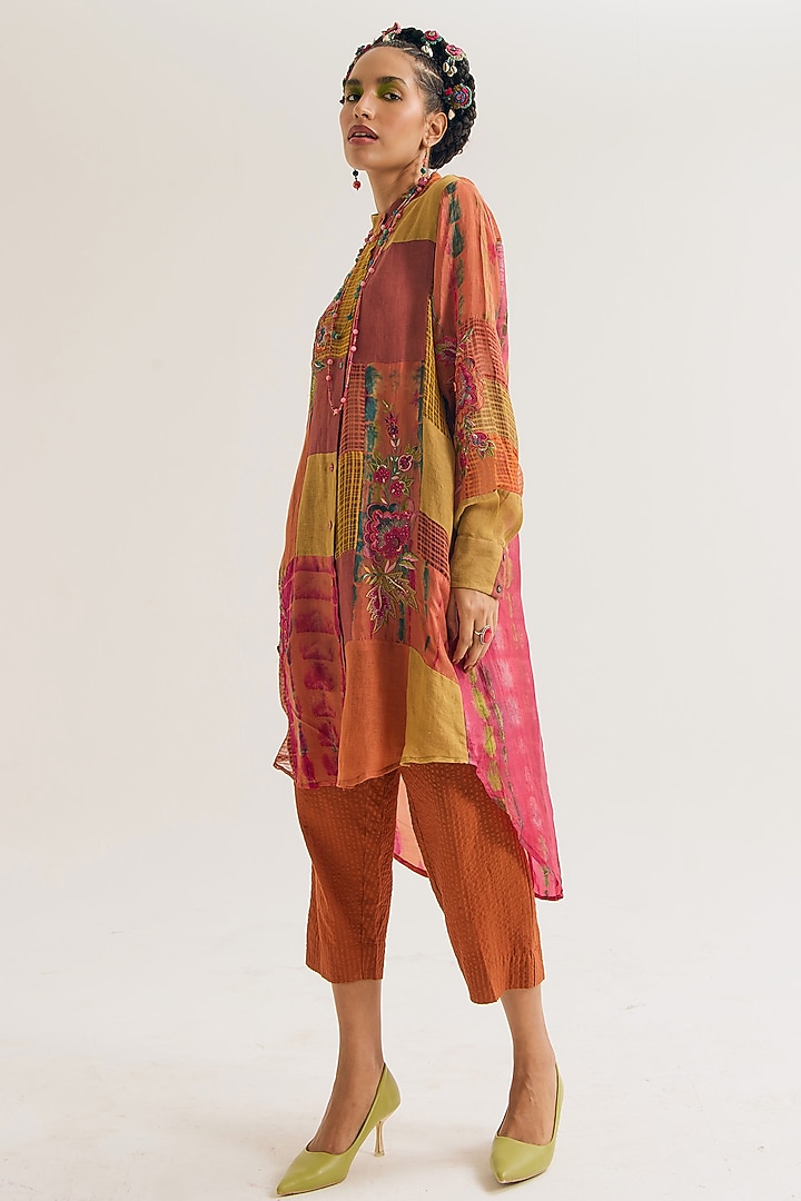 Rust Cotton Pants by Capisvirleo at Pernia's Pop Up Shop