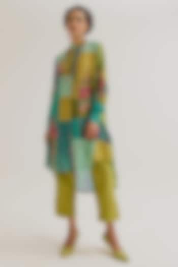 Green Cotton Pants by Capisvirleo at Pernia's Pop Up Shop