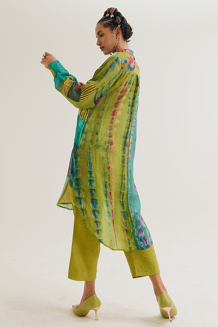 Green Cotton Pants by Capisvirleo at Pernia's Pop Up Shop