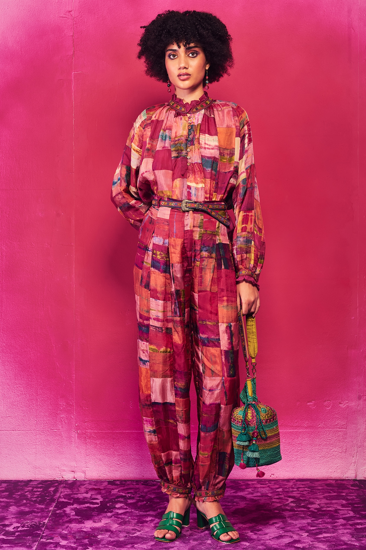 Buy Patchwork Pants for Women Online from India's Luxury Designers