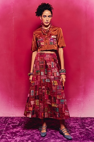 Buy Asymmetrical Maxi Skirt for Women Online from India 