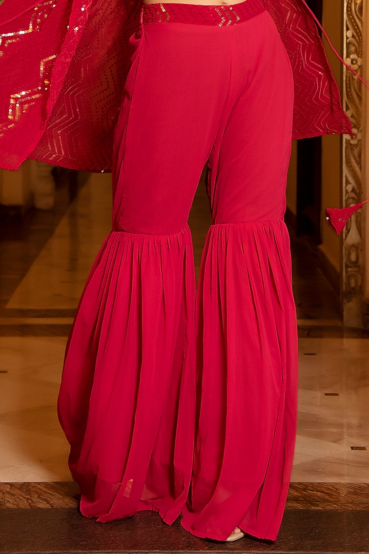 Rani Georgette Embroidered Jacket Set by Calmna at Pernia's Pop Up Shop