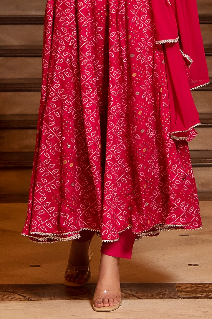 Imperial Rani Rayon Printed Anarkali Set by Calmna at Pernia's Pop Up Shop