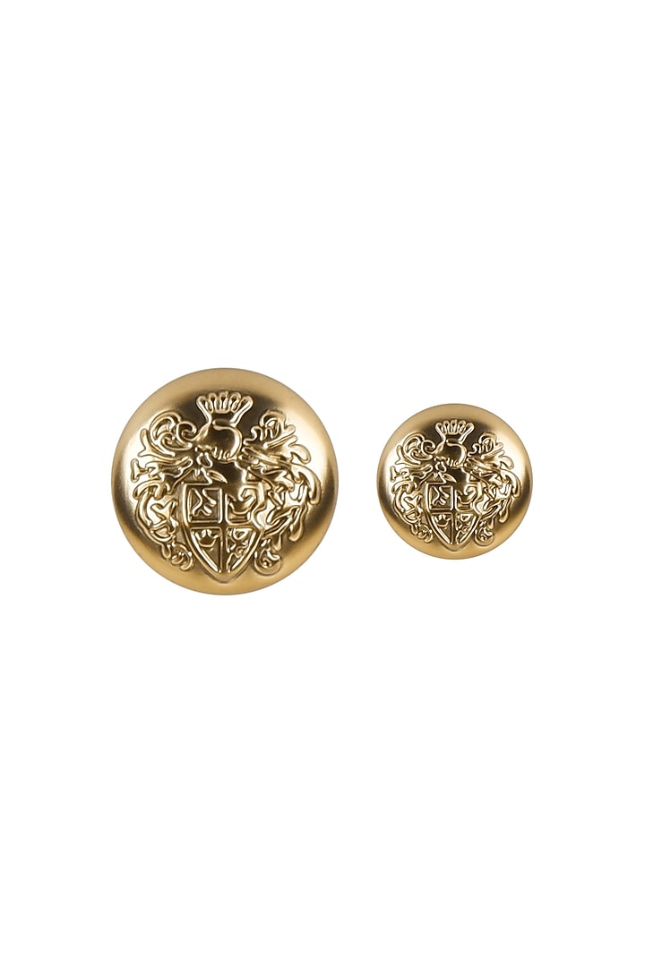 Antique Matt Gold Buttons (Set of 13) by Canzoni