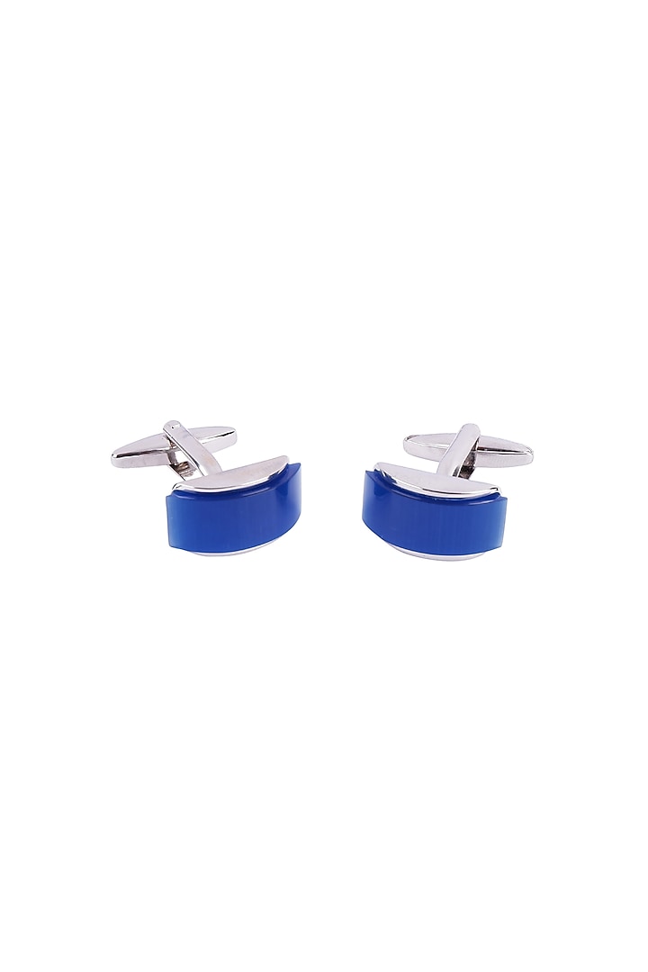 Silver Finish Cufflinks (Set of 2) by Canzoni
