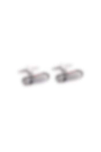 Silver Finish Cufflinks (Set of 2) by Canzoni