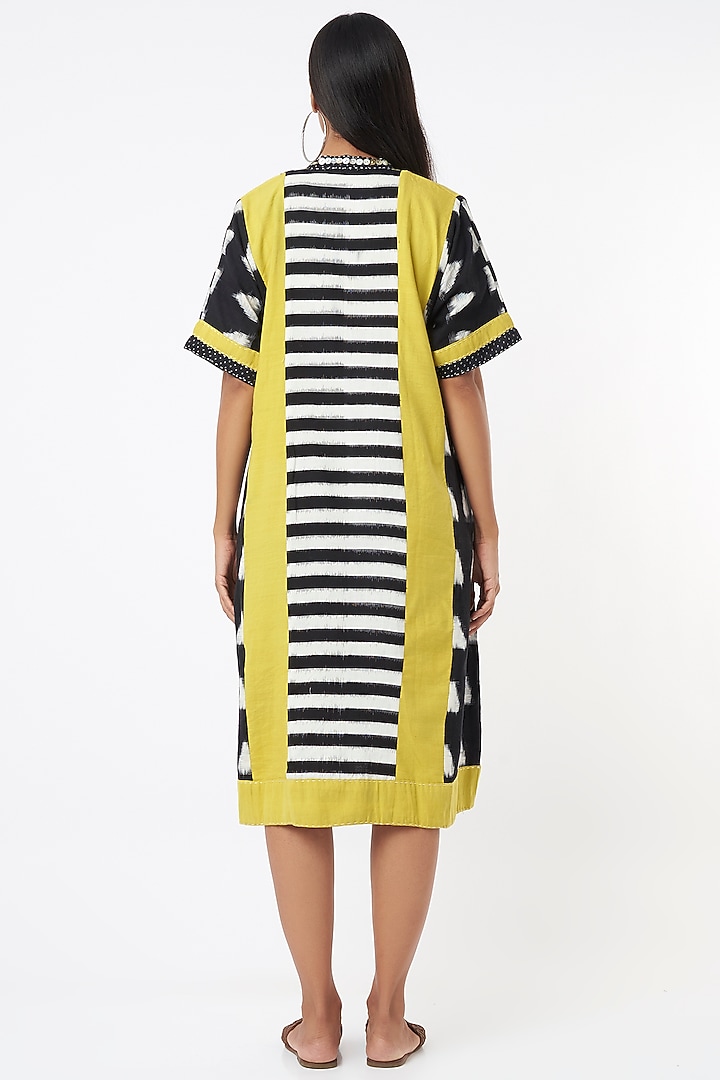 Bright Lime Printed Summer Dress by THE WOVEN LAB at Pernia's Pop Up Shop