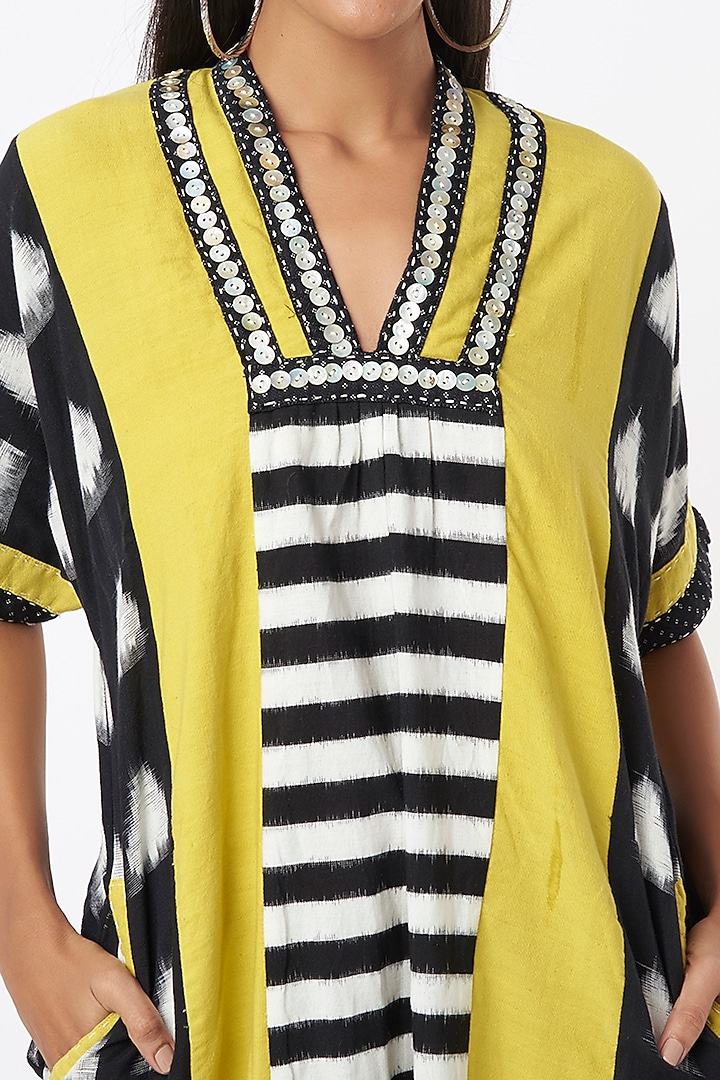Bright Lime Printed Summer Dress by THE WOVEN LAB at Pernia's Pop Up Shop