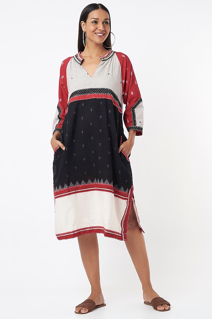 Multi-Colored Cotton Printed Tunic by THE WOVEN LAB