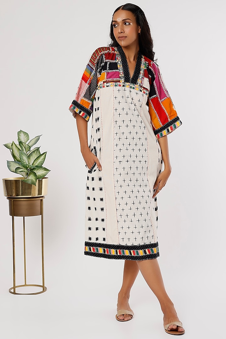 White Cotton Dress by THE WOVEN LAB